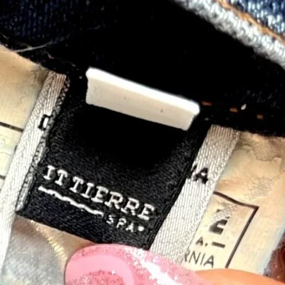 D&G Dolce & Gabbana Womens Denim Capri Jeans With Lace Accent Size 32 waist - Picture 12 of 12